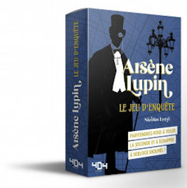 Arsene Lupin le jeu d'enquete - 404 editions on board - decembre 2021