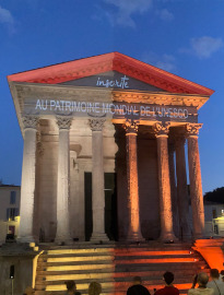 Maison Carrée Nîmes inscription au patrimoine mondial de l'Unesco - 29 septembre 2023